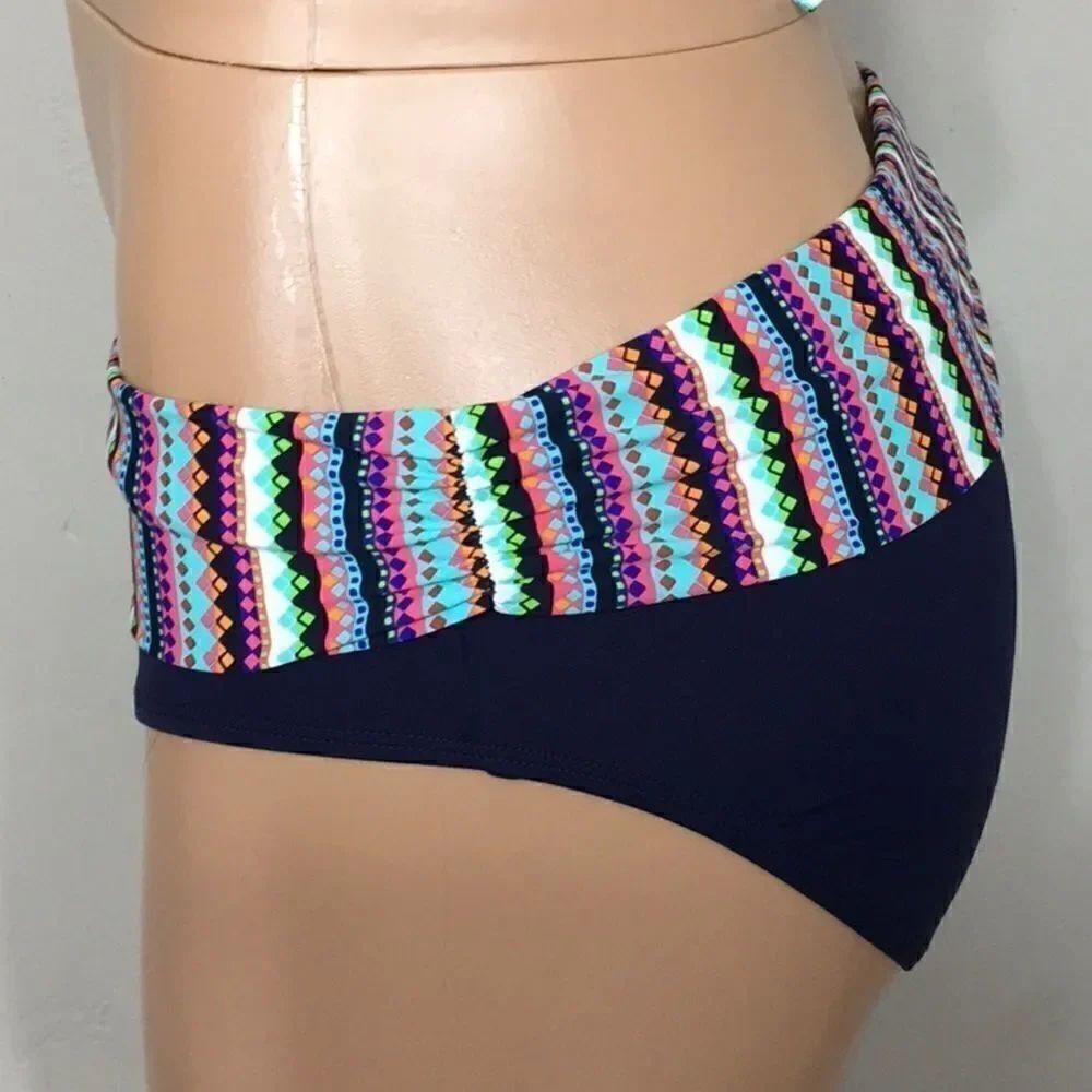 Anne Cole multicolored bikini. NWT - Picture 6 of 10